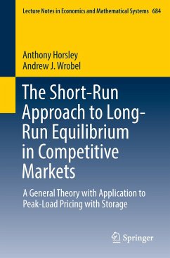 The Short-Run Approach to Long-Run Equilibrium in Competitive Markets - Horsley, Anthony;Wrobel, Andrew J.