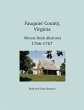 Fauquier County, Virginia Minute Book... - Bild 1