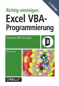 Richtig einsteigen: Excel VBA-Programmierung (eBook, PDF) - Held, Bernd