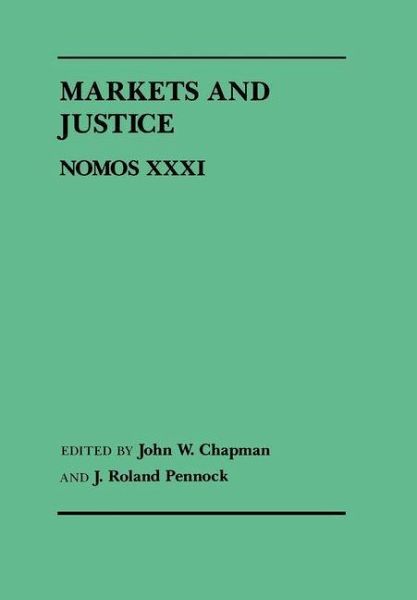 Markets and Justice (eBook, PDF)