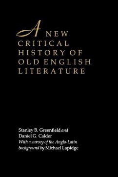 Cover New Critical History of Old English Literature (eBook, PDF)