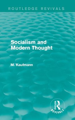 Socialism and Modern Thought (eBook, PDF) - Kaufmann, M.