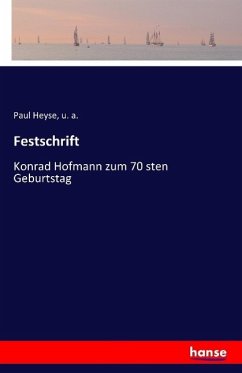 Festschrift - Heyse, Paul;a., u.