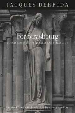 For Strasbourg (eBook, PDF) - Derrida, Jacques