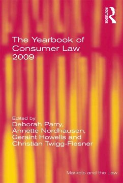The Yearbook of Consumer Law 2009 (eBook, ePUB) - Nordhausen, Annette; Howells, Geraint