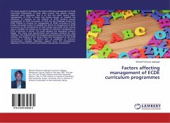 Factors affecting management of ECDE curriculum programmes - Jepkogei, Boinett Florence