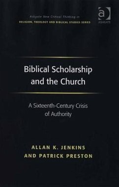 Biblical Scholarship and the Church - Jenkins, Allan K; Preston, Patrick