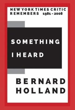 Something I Heard - Holland, Bernard