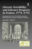 Literary Sociability and Literary Property in France, 1775-1793