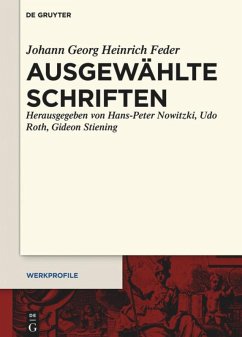 Ausgewählte Schriften - Feder, Johann Georg Heinrich