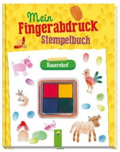 Mein Fingerabdruck-Stempelbuch Bauernhof - Holzapfel, Elisabeth