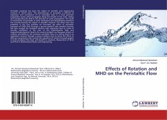 Effects of Rotation and MHD on the Peristaltic Flow
