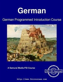 German Programmed Introduction Course - Student Text - Buskirk, William R. van