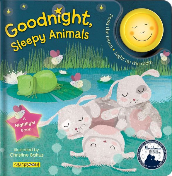 Animals:　Sleepy　Goodnight,　Buch　Book　A　Nightlight　englisches