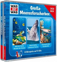 WAS IST WAS 3-CD-Hörspielbox. Große Meeresforscherbox - Baur, Manfred;Haderer, Kurt;Falk, Matthias