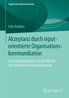 Akzeptanz durch inputorientierte Organisationskommunikation - Krebber, Felix