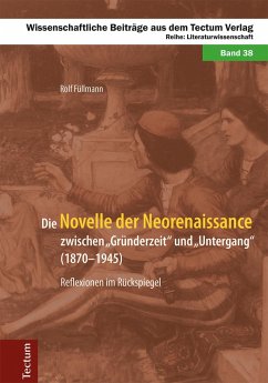 Die Novelle der Neorenaissance zwischen 