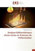 Analyse bibliométrique d'une revue en Sciences de l'Information