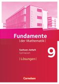 Fundamente der Mathematik 9. Schuljahr - Gymnasium Sachsen-Anhalt - Lösungen zum Schülerbuch