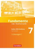 Fundamente der Mathematik 7. Schuljahr - Gymnasium Baden-Württemberg - Lösungen zum Schülerbuch