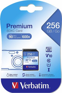 Verbatim SDXC Karte 256GB Class 10