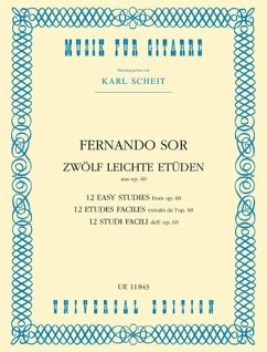 Cover Sor, F: 12 leichte Etüden