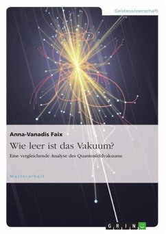 Wie leer ist das Vakuum? Eine vergleichende Analyse des Quantenfeldvakuums (eBook, ePUB)