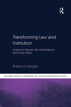 Transforming Law and Institution (eBook, PDF) - Morgan, Rhiannon