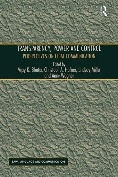 Cover Transparency, Power, and Control (eBook, ePUB)