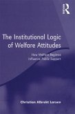 The Institutional Logic of Welfare Attitudes (eBook, ePUB)