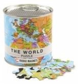 Welt Puzzle Magnets World Puzzle Magnets, 100 Teile, 23 x 33 cm Welt Puzzle Magnets World Puzzle Magnets, 100 Teile, 23 x 33 cm