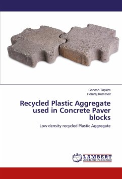 Recycled Plastic Aggregate used in Concrete Paver blocks