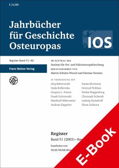 Jahrbücher für Geschichte Osteuropas – Neue Folge (eBook, PDF)