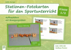 Stationen-Fotokarten für den Sportunterricht - Klasse 1/2 - Bierögel, Sybille