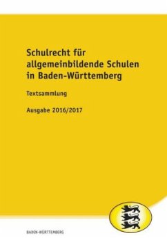 Cover Schulrecht für allgemeinbildende Schulen in Baden-Württemberg