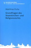 Grundfragen des Staatskirchen- und Religionsrechts (eBook, ePUB)