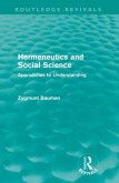 Hermeneutics and Social Science (Routledge Revivals)