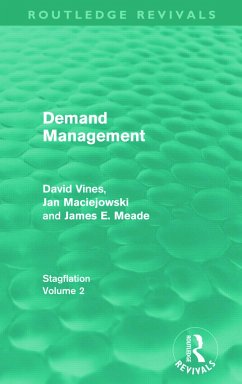 Demand Management (Routledge Revivals) - Vines, David A; Maciejowski, J M; Meade, J E