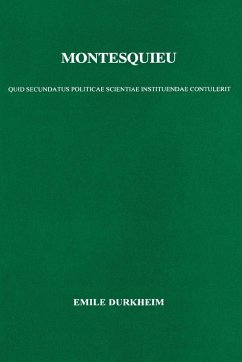Cover Montesquieu
