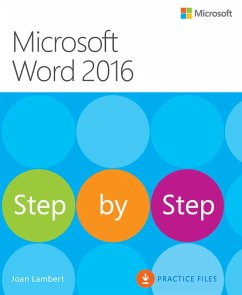 Microsoft Word 2016 Step By Step (eBook, PDF) - Lambert, Joan