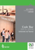 Code Bac pour l'Université de Namur - 2015 - 2016 (eBook, ePUB)