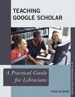 Teaching Google Scholar - Alfonzo, Paige