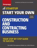 Start Your Own Construction and Contracting Business (eBook, ePUB)