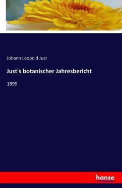 Just's botanischer Jahresbericht