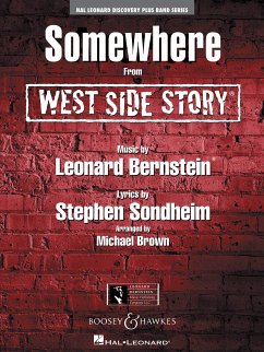 Cover Somewhere. Blasorchester. Partitur und Stimmen.