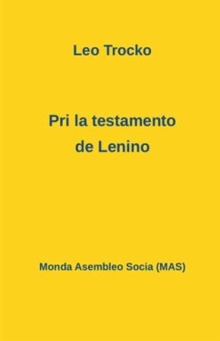 Pri la testamento de Lenino - Trocko, Leo