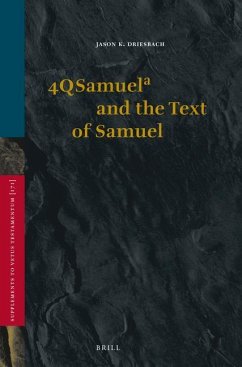 4qsamuelᵃ And the Text of Samuel - Driesbach, Jason