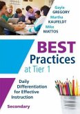 Best Practices at Tier 1 [Secondary]