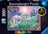 Ravensburger Puzzle 13670 - Einhörner im Mondschein - color StarLine