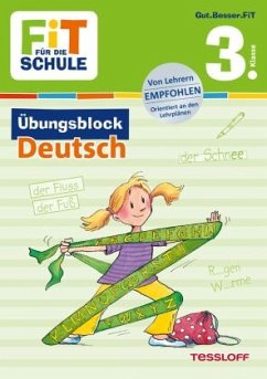 Cover Fit für die Schule: Übungsblock Deutsch 3. Klasse